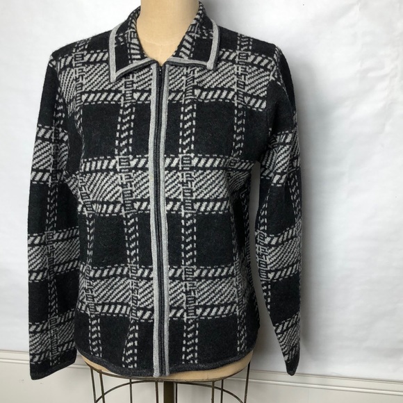 pendleton zip up sweater